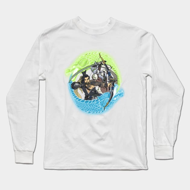 Shimada Brothers Long Sleeve T-Shirt by pencilhead7